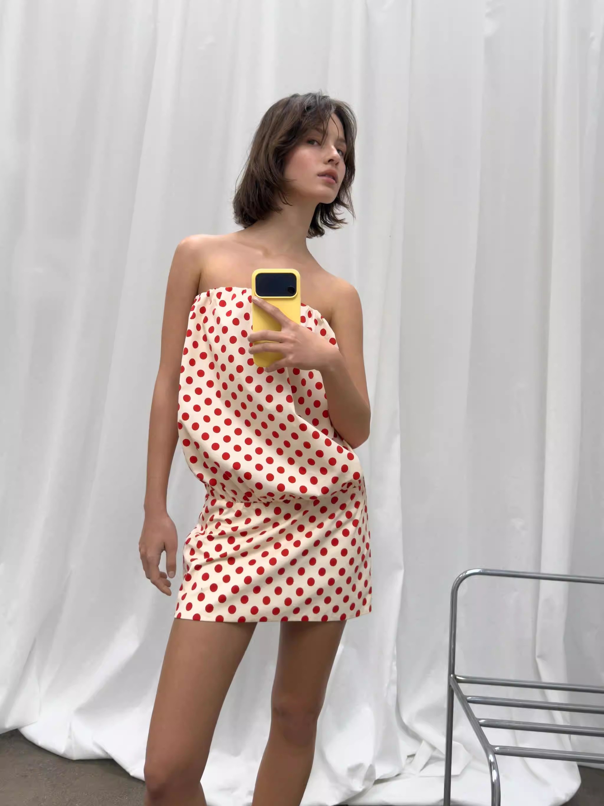 New Ethnic Fashion - Yaz Yeni Gelen Seksi Düz Yaka
