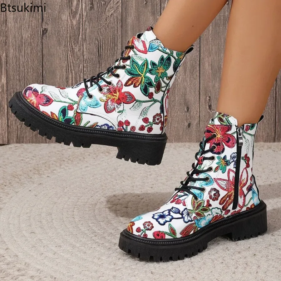 Ethnic Fashion Women - Yeni Moda Kadın Botları, Yan Fermuarlı,