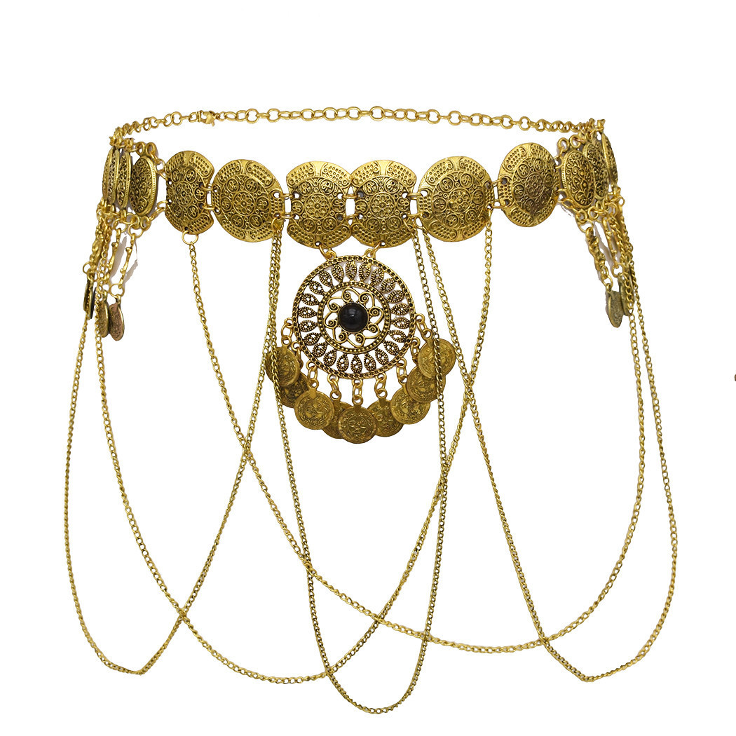 Ethnic Fashion Co In - Vintage Bohemian Etnik Hollow Dairesel Sikke